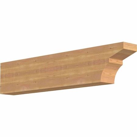 Ekena Millwork Monterey Smooth Rafter Tail, Western Red Cedar, 5 1/2"W x 10"H x 48"L RFT06X10X48MON00SWR